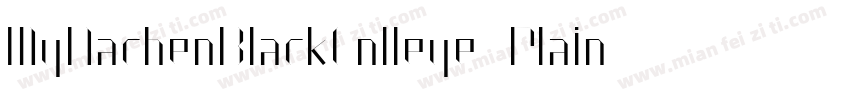 MgAachenBlackCollege Plain字体转换